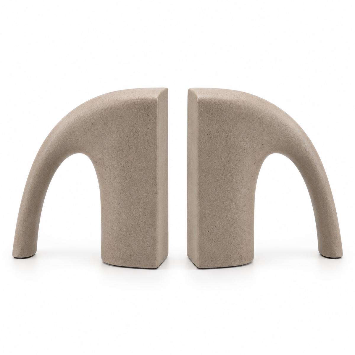 Moonspan Offset Arch Bookends - white background